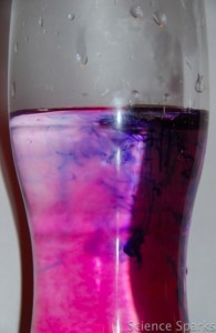 firework in a glass