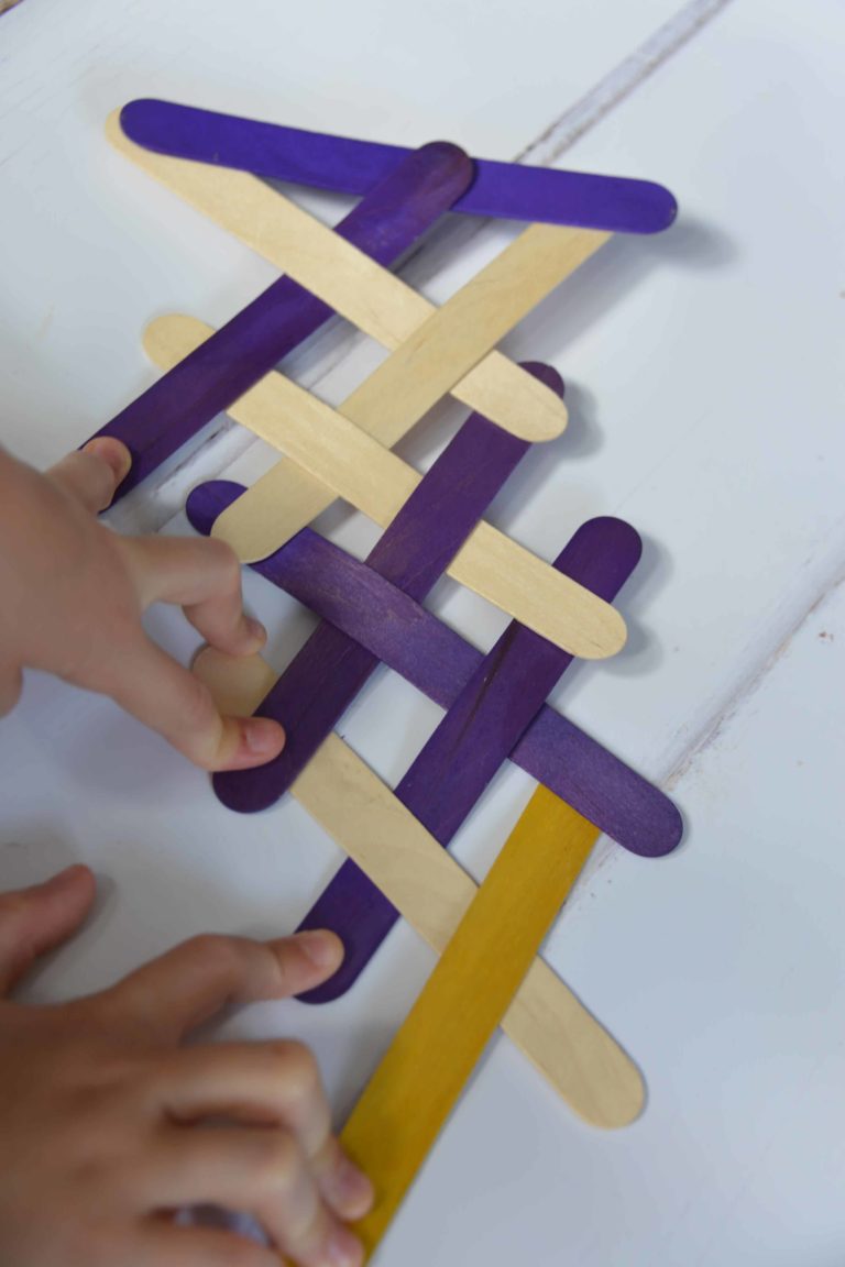 Craft Stick ( Popsicle Stick ) Chain Reaction