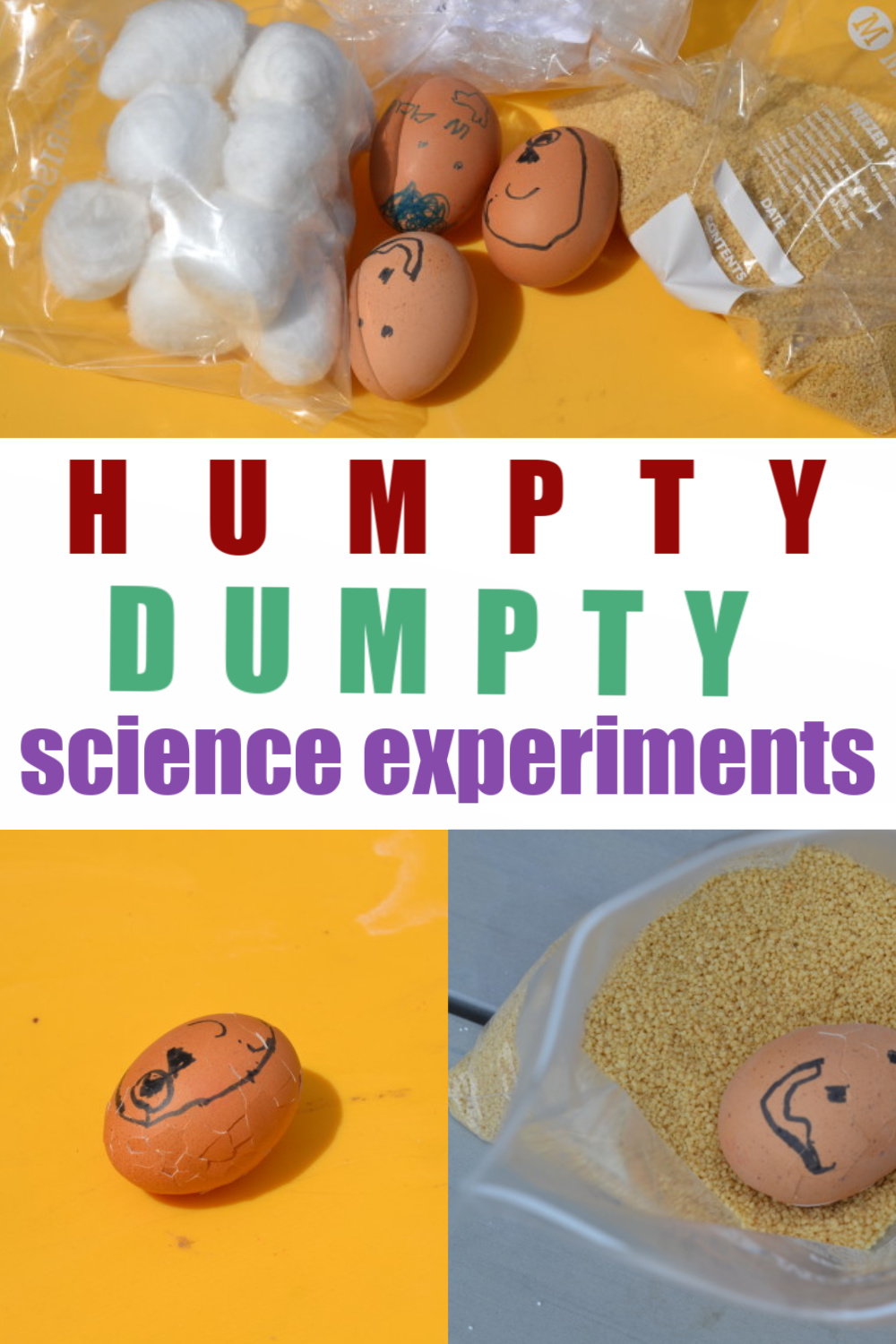 Humpty Dumpty Science Ideas