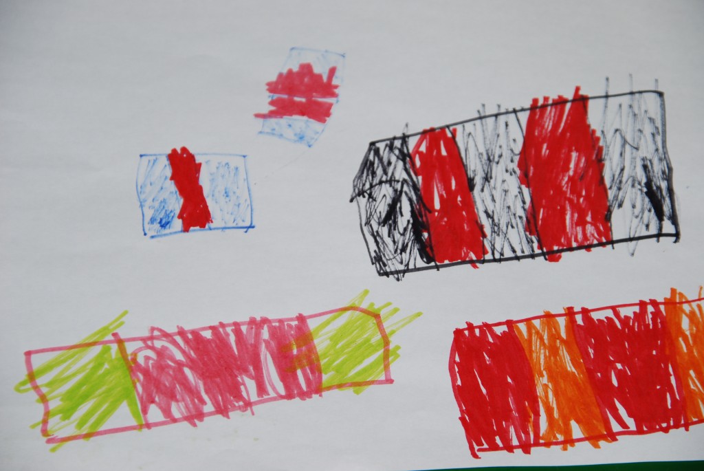 Patterns Patterns drawn on apper with felt tip pens
