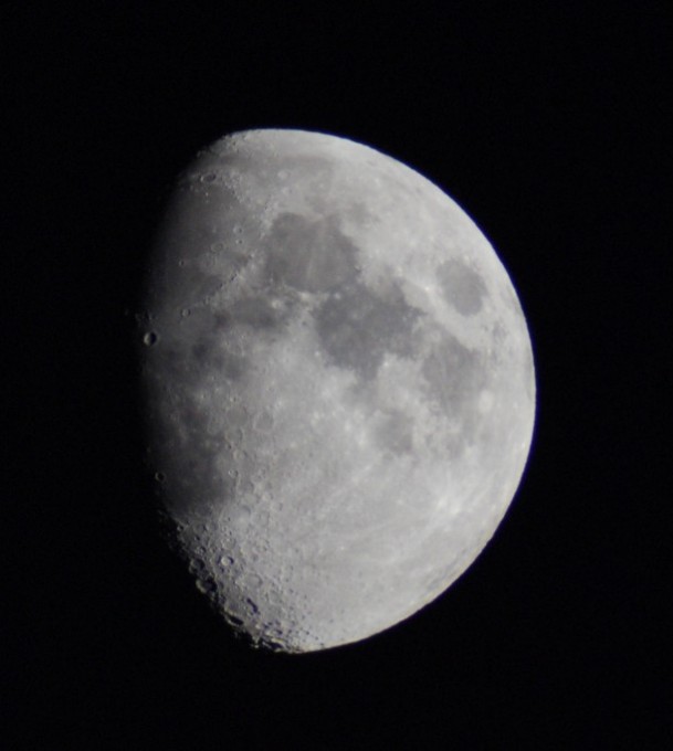 Moon Image showing craters