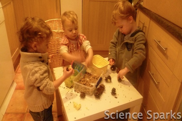 P1050754 Fun Sparks Making bird feeders