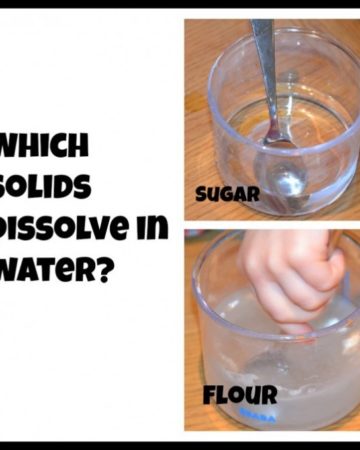 Which solids dissolve in water