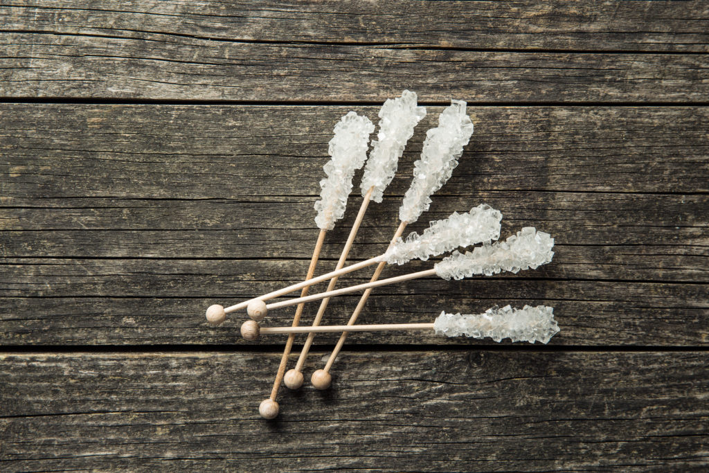 image of rock candy lollypops