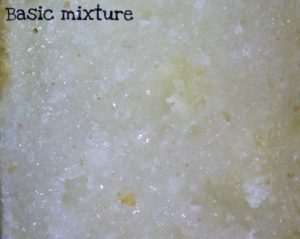 Pancake mixture under a microscope