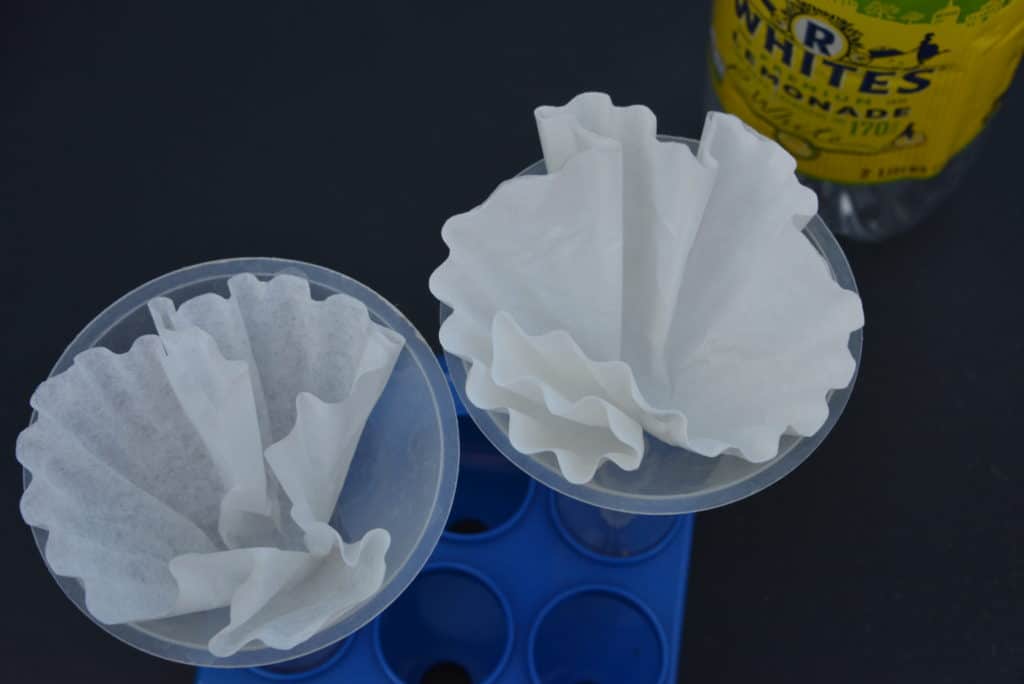 Coffee filters for filtering water