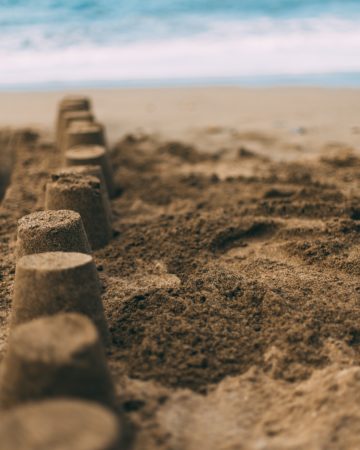 sand castle water to sand ratio