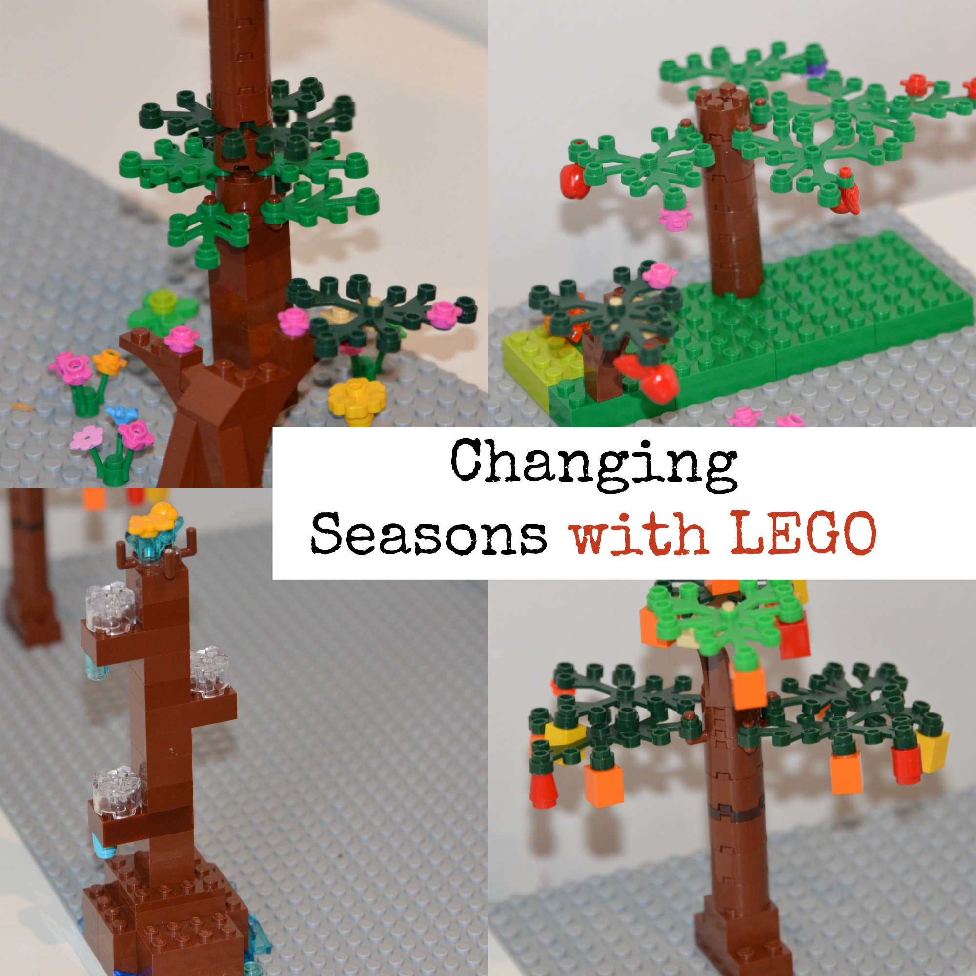 LEGO models of each season