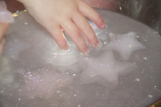 Sparkly ice