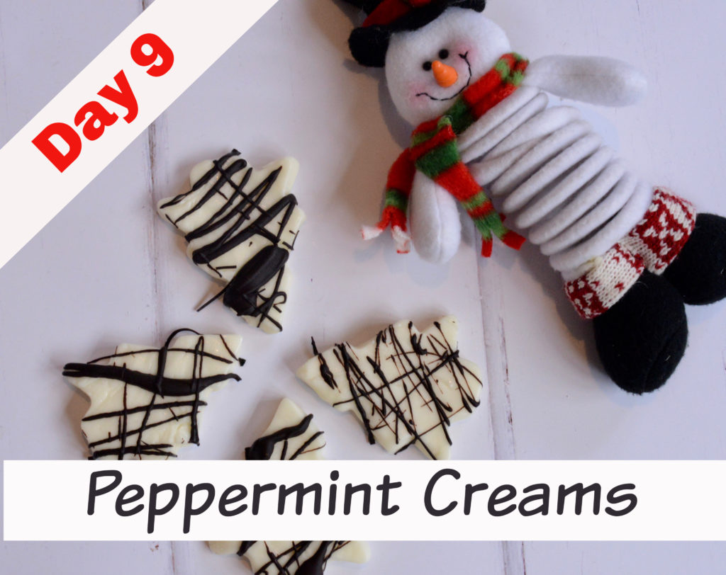 Peppermint Creams made for a science experiment about changes of state