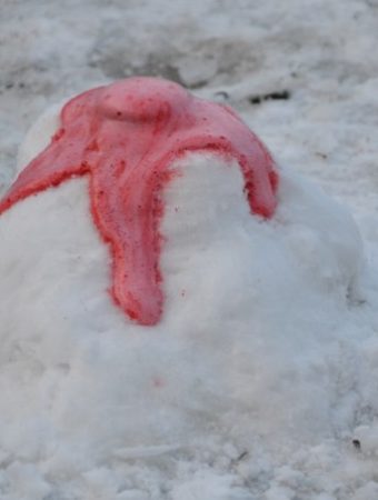 Baking soda snow Volcano