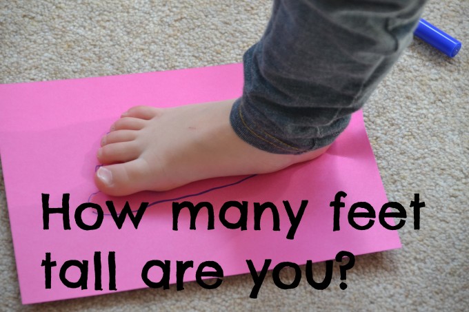 child's foot on a piece of paper. the foot has been drawn around with felt tip pen