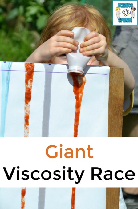 Giant Viscosity Race - great idea for a school science club experiment