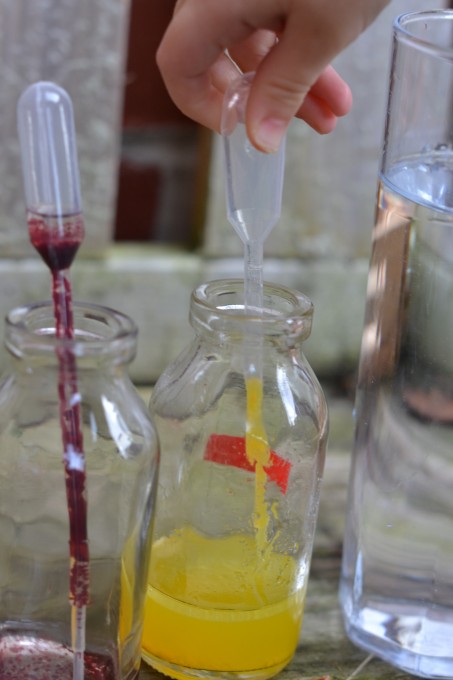 Firework in a glass