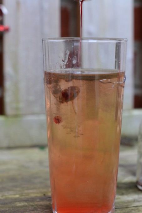 Firework in a glass