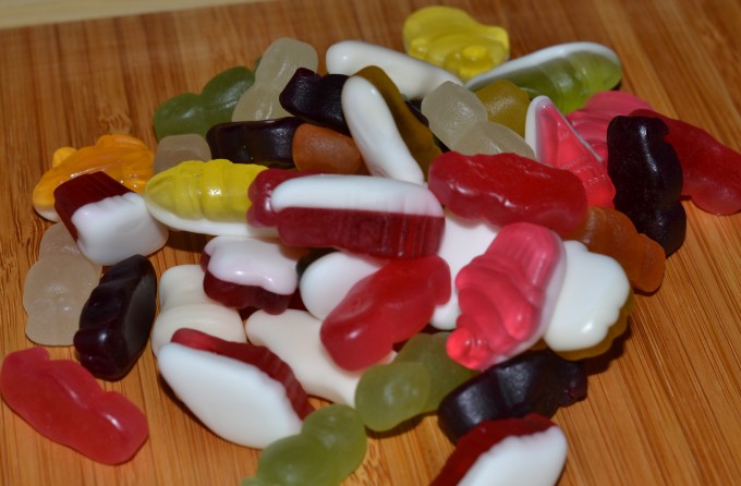 pile of sweets ready to sort as part of a science activity