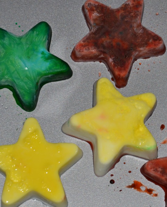 Oobleck made with cornflour, water and kool aid