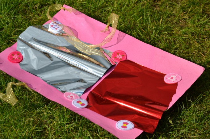 Homemade superhero cape for a child