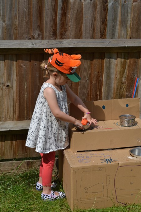 cardboard kitchen