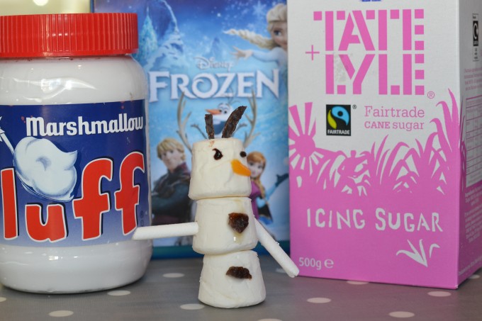 Build and Olaf science experiment for kids #winterscienve