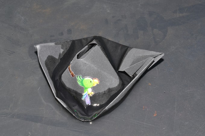 paper boat for a pirate science activity for kindergarten