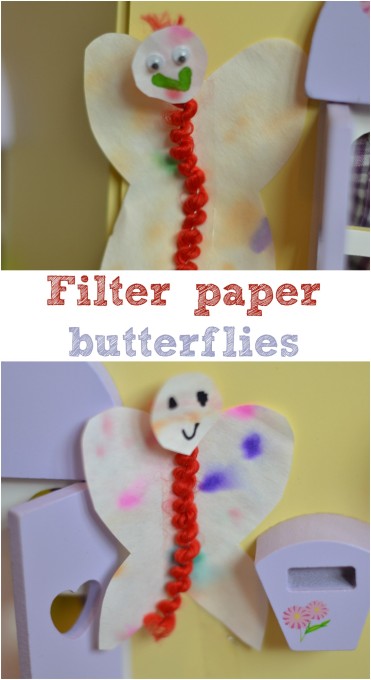 filter paper butterflies