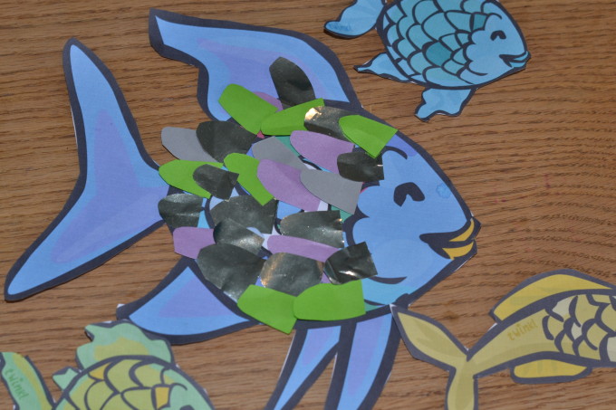 Rainbow Fish cut out