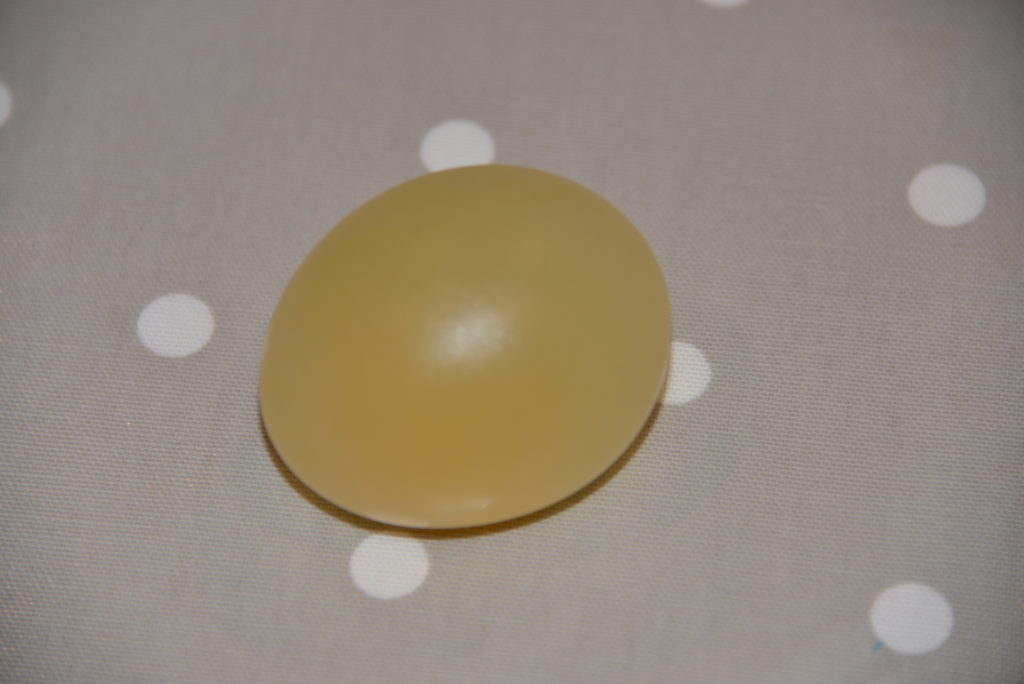 egg with no shell after soaking in vinegar