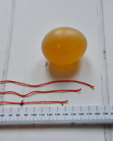 Osmosis investigation where the diameter of an egg is measured at several stages