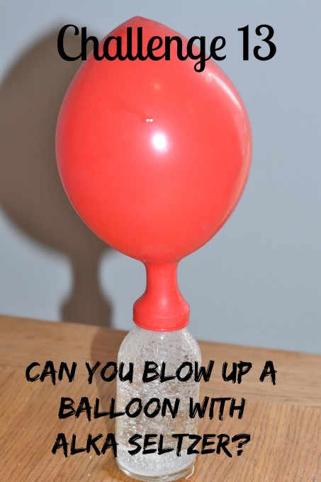 science challenge - blow up a balloon