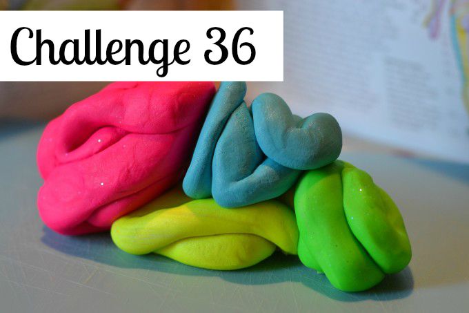 Playdough brain model made using play dough - easy science for kids