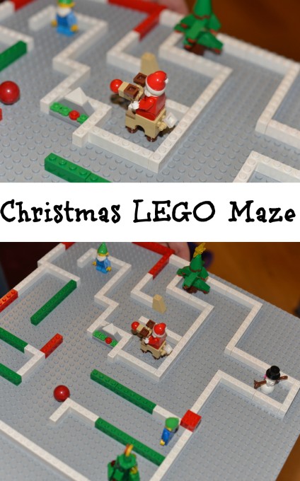 Christmas LEGO maze