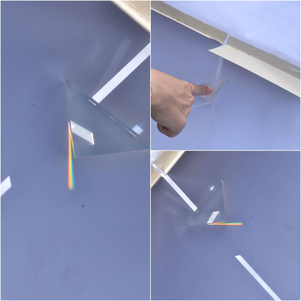 How to split light with a triangular prism#physicsforkids