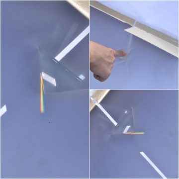 30*30*30*30mm Prisma triangolare arcobaleno Prisma cristallo prismi fotografici prismi a colori fisica esperimento di luce per bambini  21