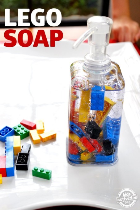 How to make lego soap