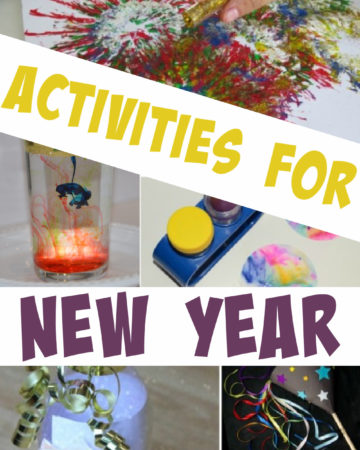 ideas for kids activities at New Year