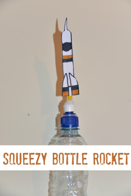 how to make a squeezy bottle rocket
