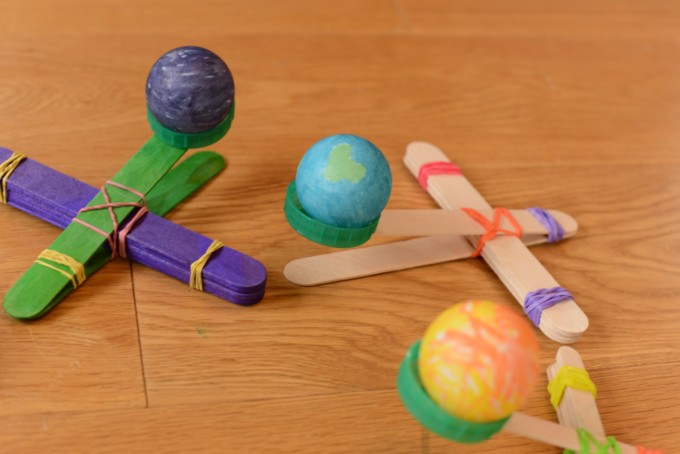 Popsicle Stick Catapult  How to Make a Catapult with Popsicle Sticks