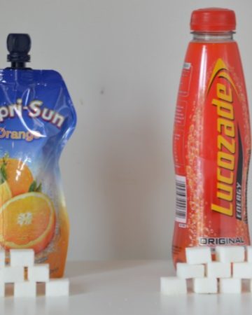 How much sugar in lucozade