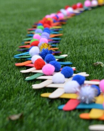 craft stick chain reaction - cool science for kids