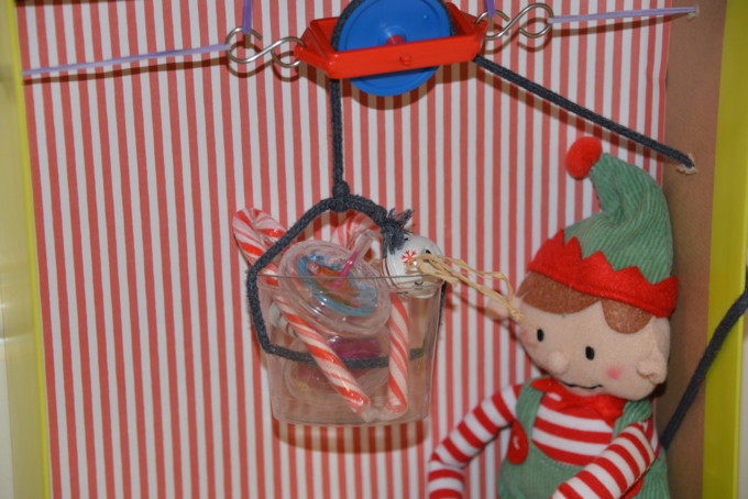 Elf Pulley for a Christmas STEM Challenge