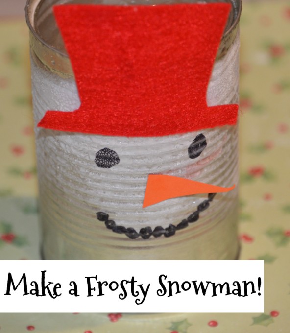 How to make a frosty snowman
