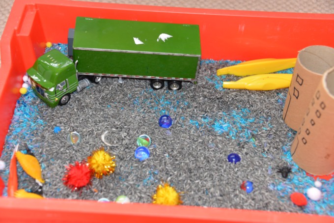 Lorax sensory tray