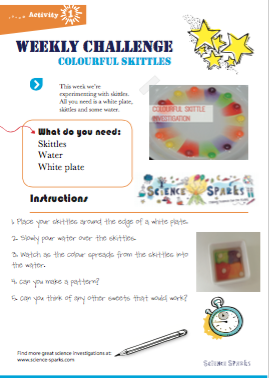 Colourful Skittles Challenge