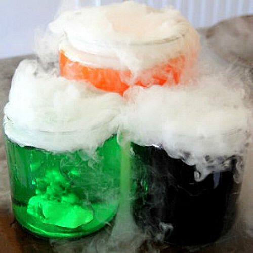 steaming potions for a Halloween activity
