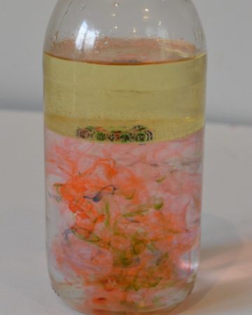 Firework in a jar