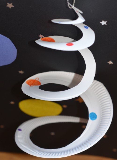 Paper plate solar system