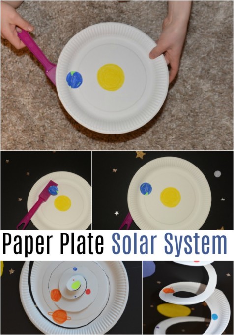 Paper Plate Solar system
