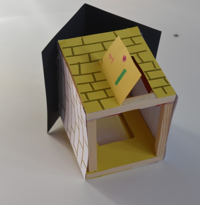 small house - wooden frame