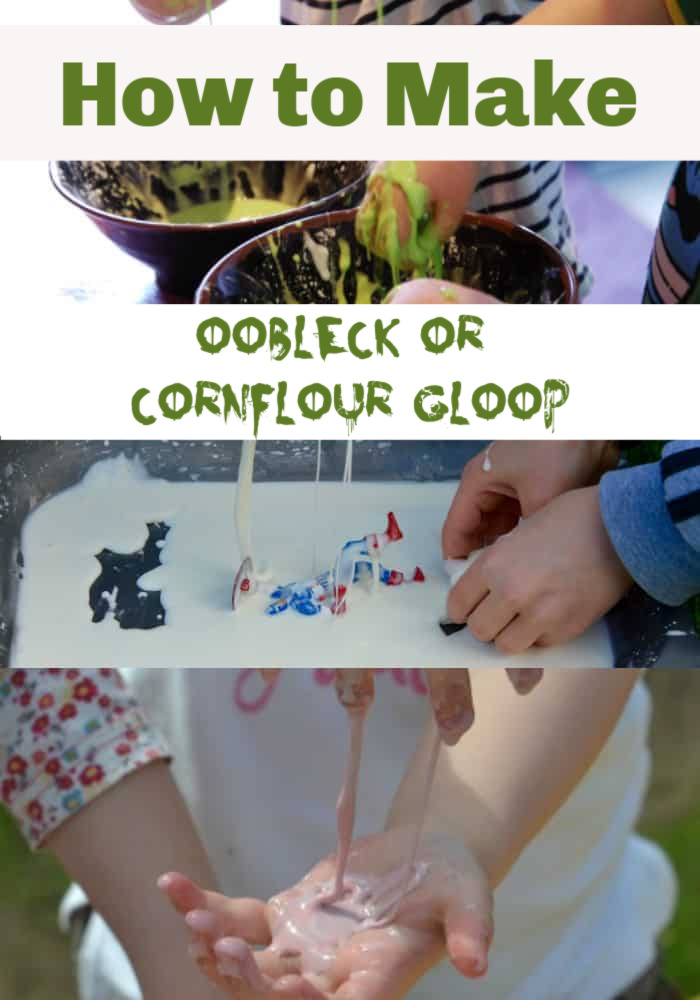 How to make oobleck or cornflour gloop or cornflour slime #ktichenscienceforkids #slimeforkids #scienceforkids